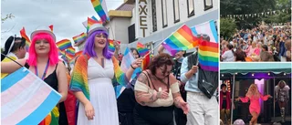 Folkfest när Nyköping pride tog över staden