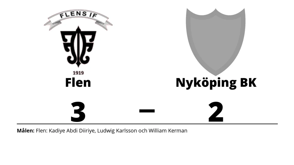 Flens IF vann mot Nyköpings BK
