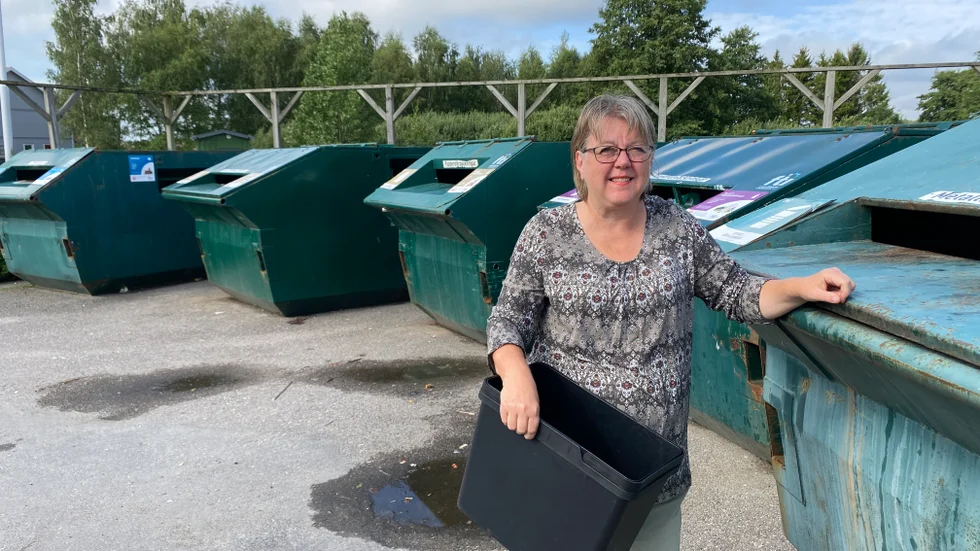 "Här är alltid rent och snyggt. Därför åker jag hellre hit än till Grillby och slänger skräp", säger Kina Redlund.