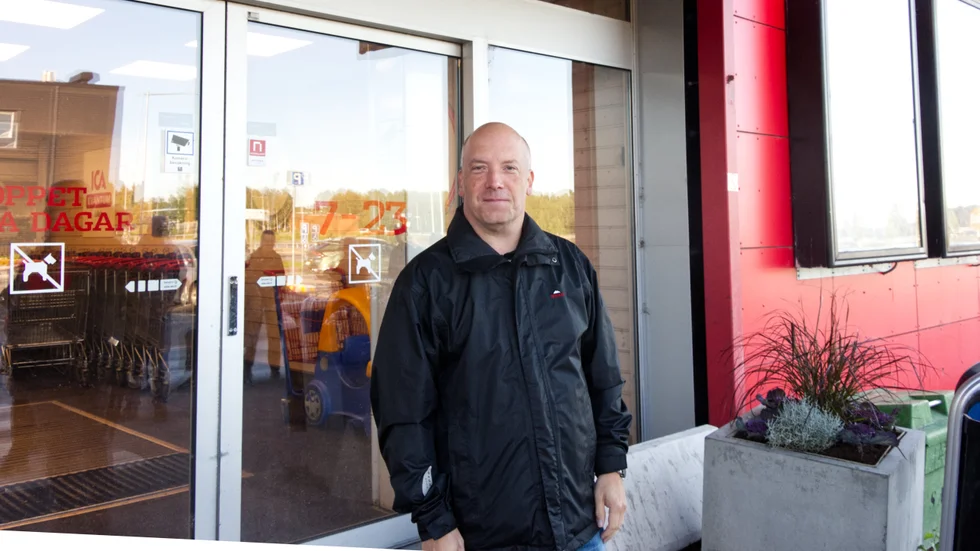 Urban Svanberg var först på plats.