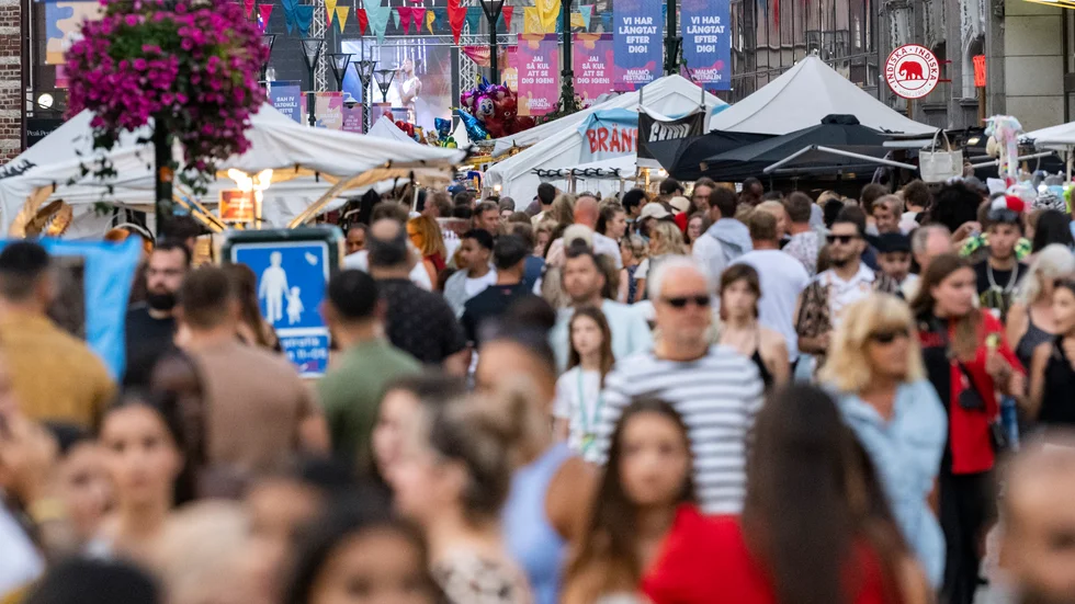 Runt 1,4 miljoner besökare under åtta dagar väntas på Malmöfestivalen. Arkivbild.