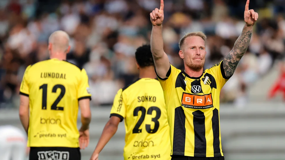 Häckens Mikkel Rygaard gjorde mål i 3–1-segern mot Zalgiris.