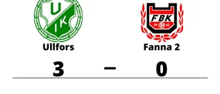 Fanna 2 föll borta mot Ullfors