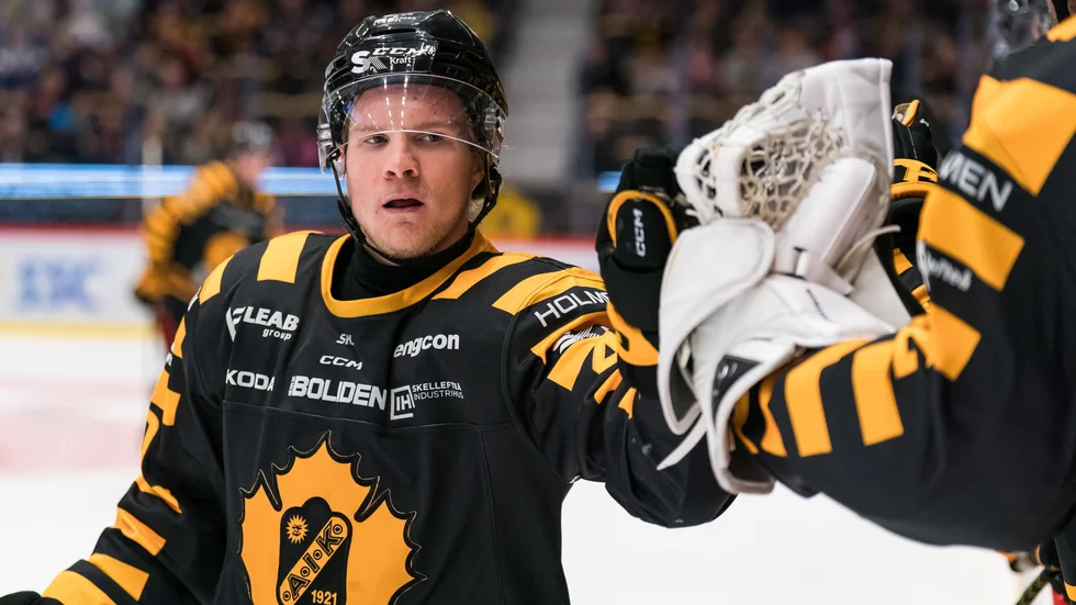 Anton Heikkinen blev Skellefteå AIK:s ende målskytt mot Leksand.