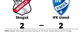 Kryss för Skogså hemma mot IFK Umeå
