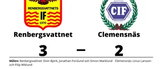 Renbergsvattnet vann trots uppryckning av Clemensnäs