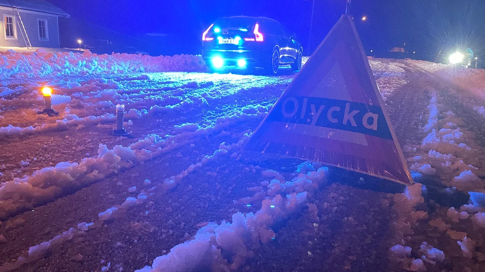 Dödsolyckan skedde på gamla E4 mellan Skellefteå och Bureå på lördagskvällen.
