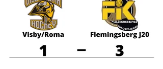 Förlust på hemmaplan för Visby/Roma mot Flemingsberg J20