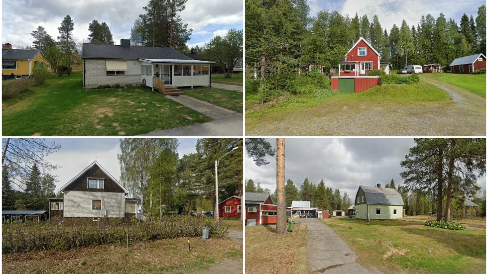 Gamla Landsvägen 43, Storgatan 21, Abmorvägen 56 och Auktsjaur 7