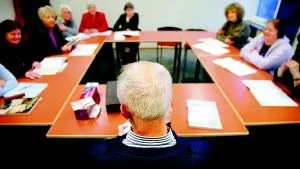Studera i cirkel. Debattskribenten efterlyser kommuners och den borgerliga alliansens syn på studieförbundens framtid.                                                                                                             Foto: Ann-Sofi Rosenkvist/PRESSENS BILD