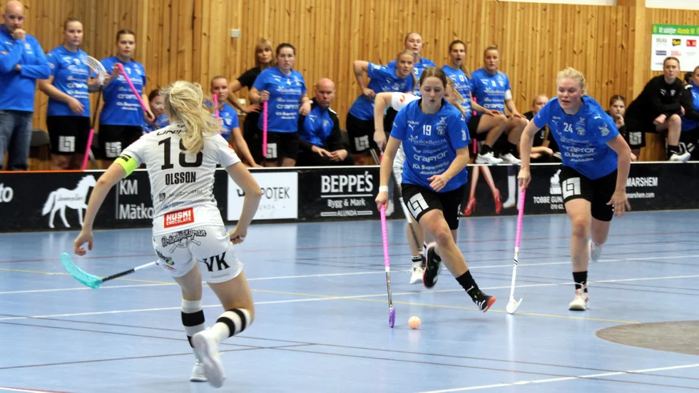 Fanny Blad i aktion under matchen mot IBK Dalen.