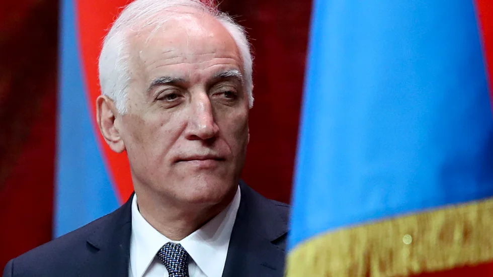 Armeniens president Vahagn Chatjaturjan. Arkivbild.