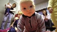 I fredags var det sista dagen på öppna förskolan för Melker och hans kamrater. Foto: MAGNUS GLANS
