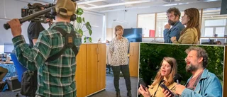 Stjärnfyllt tv-program spelas in – på Helagotlands redaktion