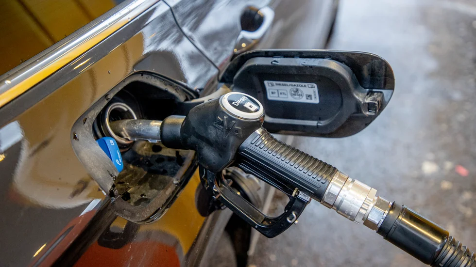 Störst sänkning av dieselpriset. Arkivbild.