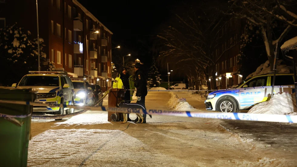 "Jag hörde helikoptrarna i natt. Men jag är inte rädd för att gå ut", säger en kvinna som bor nära brottsplatsen.
