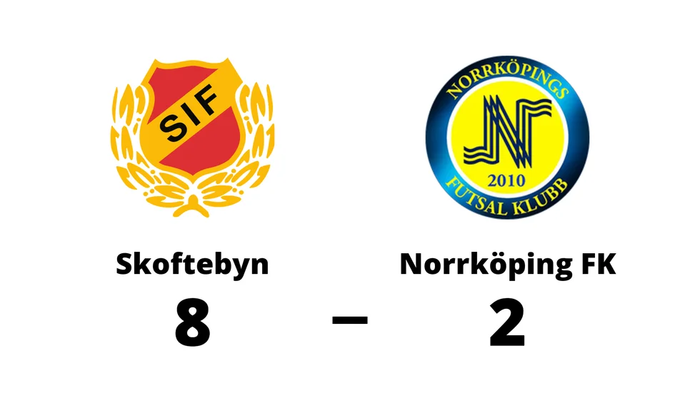 Skoftebyns IF vann mot Norrköping Futsal Klubb