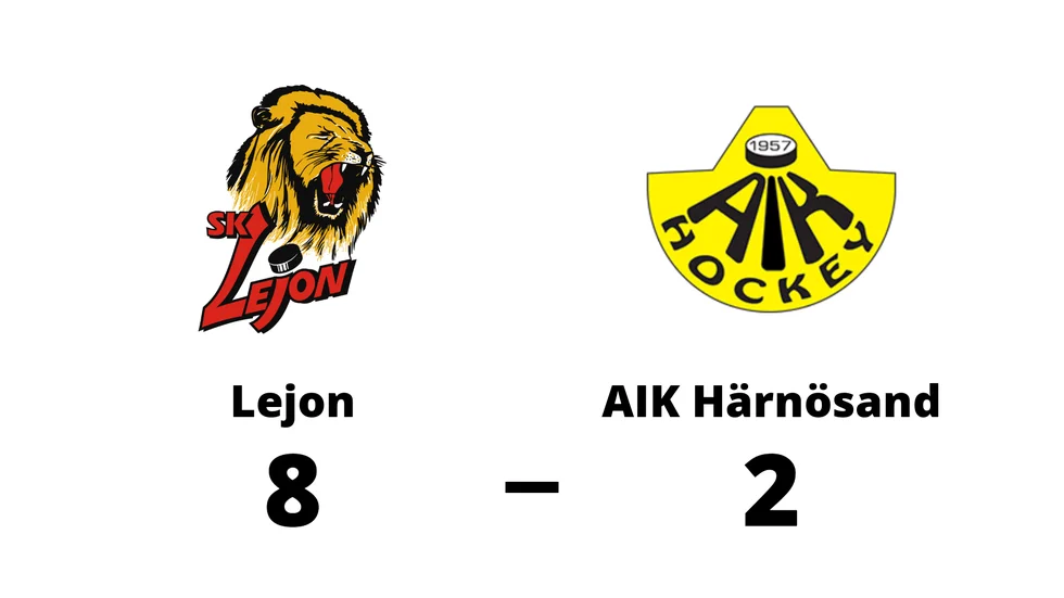 SK Lejon vann mot AIK-Hockey Härnösand