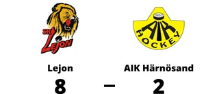 Storseger för Lejon hemma mot AIK Härnösand