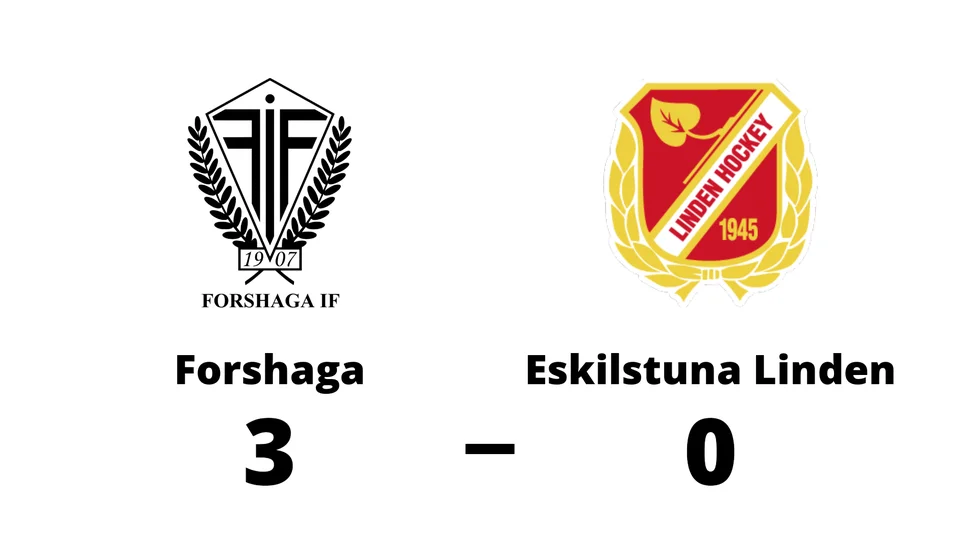 Forshaga IF vann mot Eskilstuna Linden Hockey