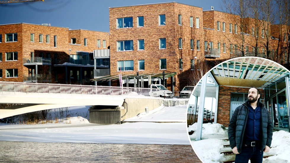 "Bland annat har vi nu ljuddämpande material på väggarna, jag har även tagit bort en vägg och flyttat platsen för salladsbuffén. Nu när det är klart håller jag öppet som vanligt", säger Aqua vinettos ägare Faransi Mockaram.