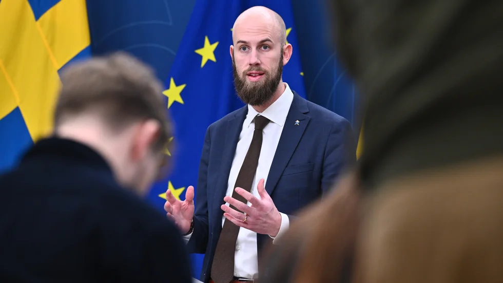 Minister för civilt försvar Carl-Oskar Bohlin (M).