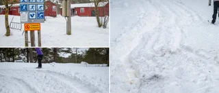 Skadegörelse vid Svaide – bil och traktor körde sönder skidspår
