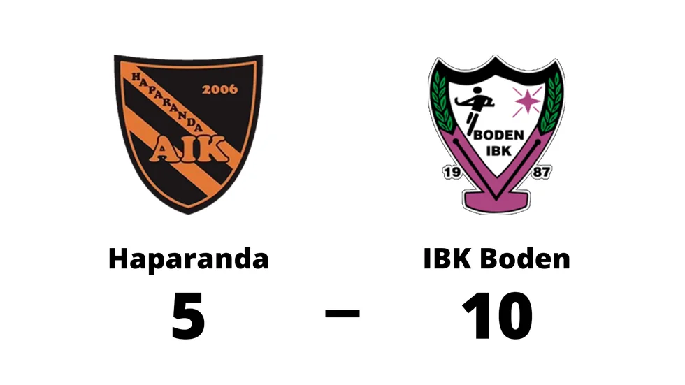 Haparanda AIK D1 förlorade mot IBK Boden