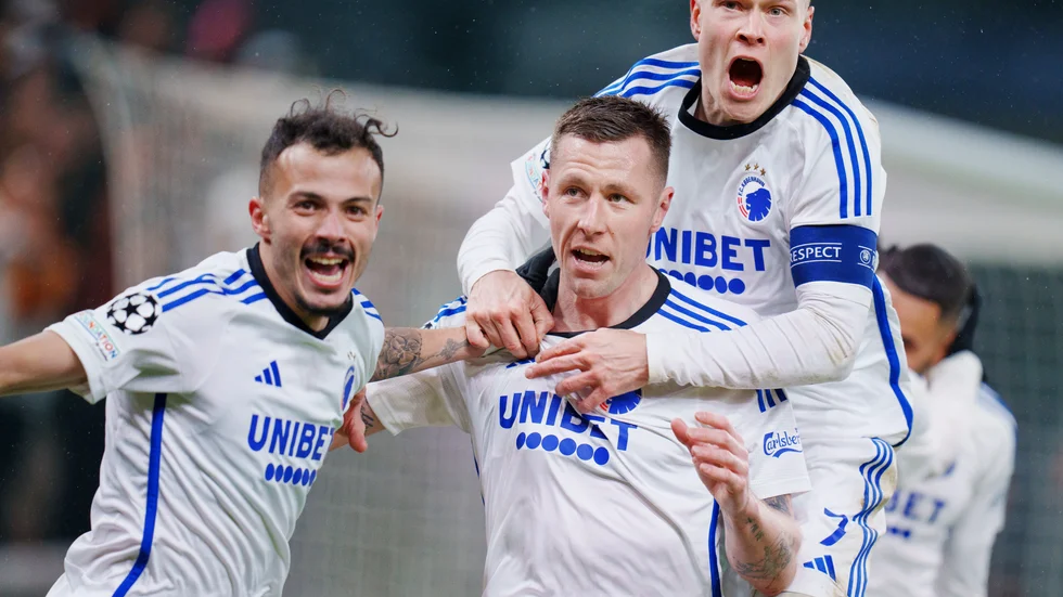 FC Köpenhamn skrällde i gruppspelet och tog sig vidare till åttondelsfinal. Nu väntar de regerande mästarna i åttondelsfinal. Arkivbild.