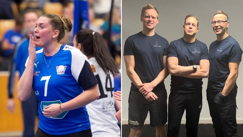Emelie Hedenberg. Fredrik "Frippe" Johansson, Thomas Lövgren och Iivo Wegelius är coacher till Elin Elander och Patrik Wirlén i serien Hälsoresan.