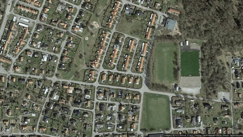 Området kring Tegvägen 1