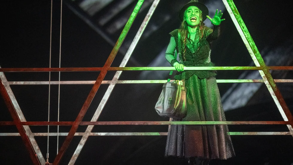 Feline Andersson var som barn med i bland annat två "Sune"-filmer. Nu är hon aktuell som Elphaba i musikalklassikern "Wicked".