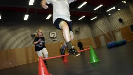 En del barn som utvecklas mycket tycker att det är obehagligt att röra på sig.