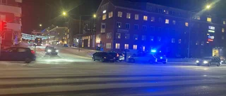Trafikolycka med flera fordon i centrala Luleå