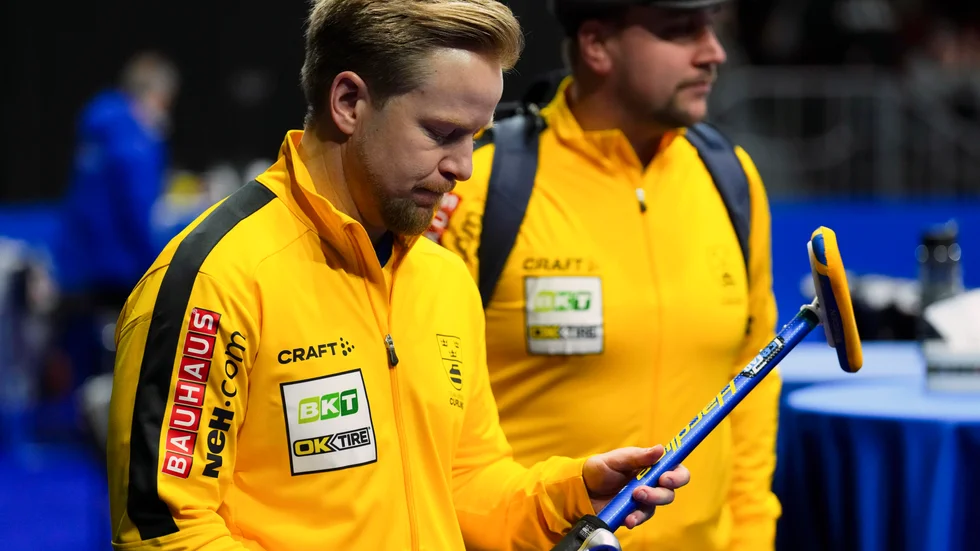 Det blev inget EM-guld för lag Niklas Edin. Arkivbild.