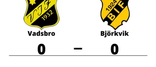 Mållöst när Vadsbro tog emot Björkvik