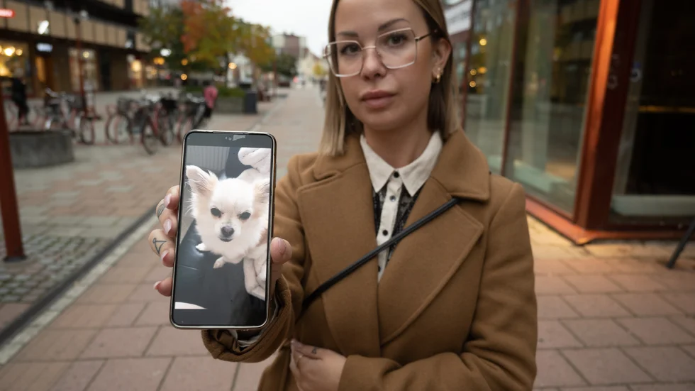 Lovis var hela familjens älskling. Även Theres Långs tvååriga dotter var fäst vid henne.