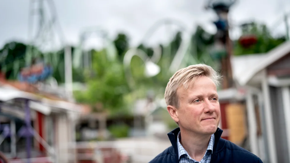 Liseberg, med vd Andreas Andersen, stängde sommarsäsongen den 24 september. Arkivbild.