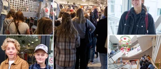 Större rusning än väntat när klädbutikerna tömde lagret