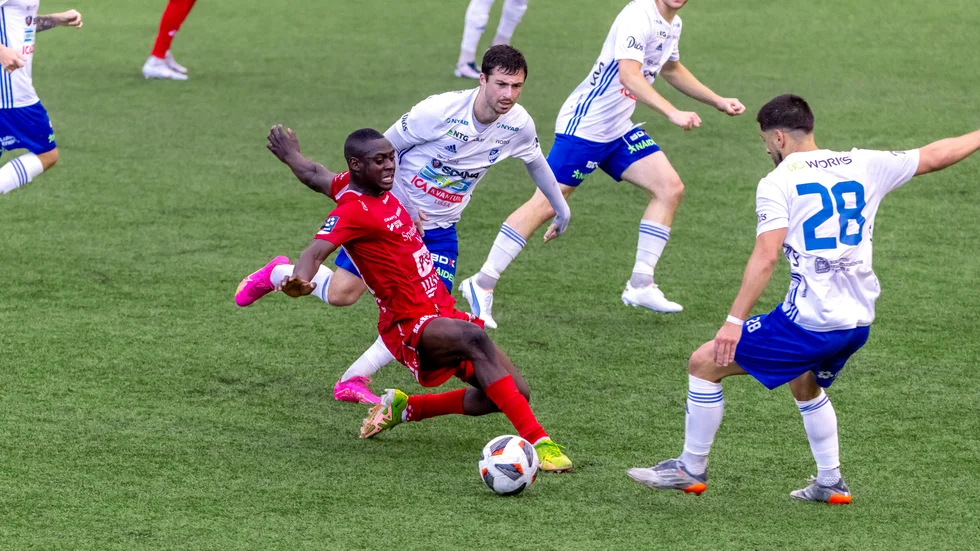 Belgiske mittfältaren fanns med i matchen mot Piteå IF.