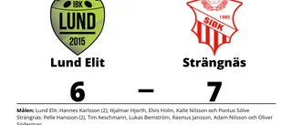 Strängnäs vann mot Lund Elit i förlängningen
