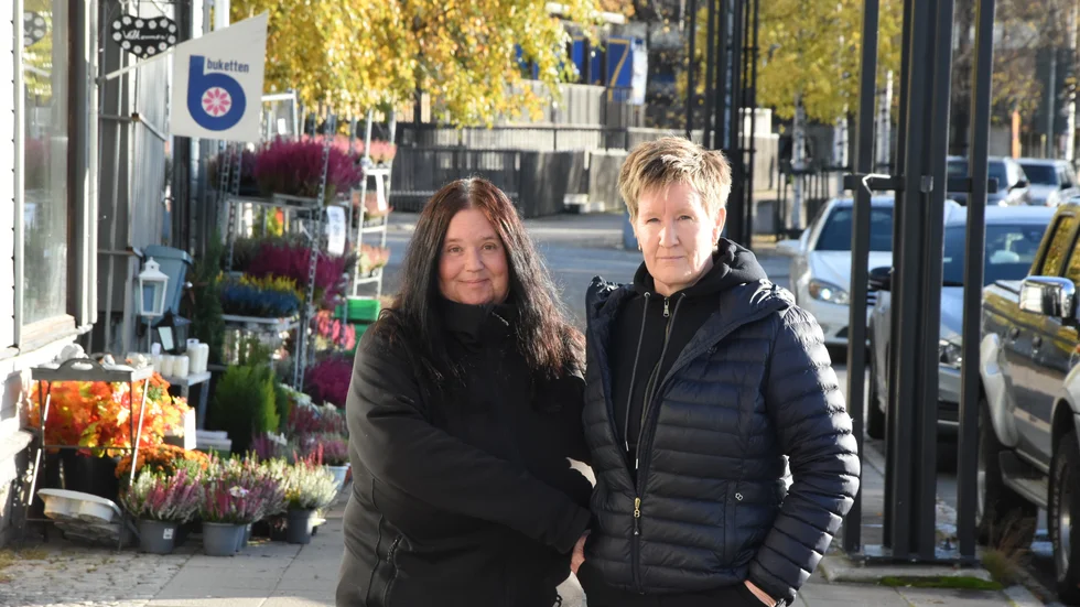Mona Rönnbäck och Ann-Kristin Georgson, Kalix kvinnojour.