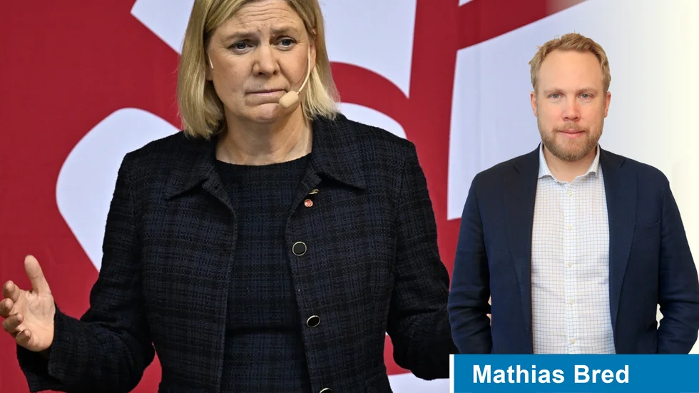 Socialdemokraternas partiledare Magdalena Andersson fångade en gång en IS-återvändare som var så här stor.