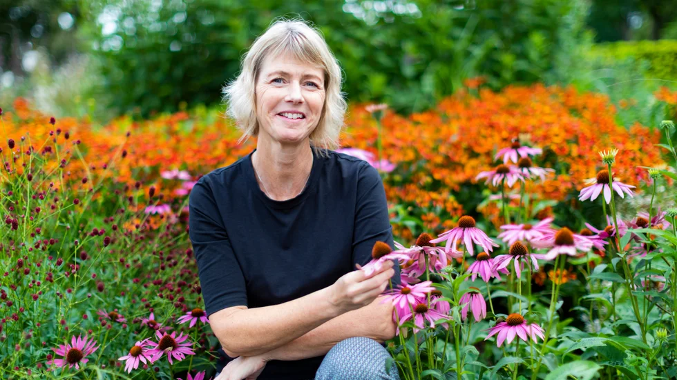 Trädgårdsdagens projektledare, Sofie Friberg, Enköpings kommun