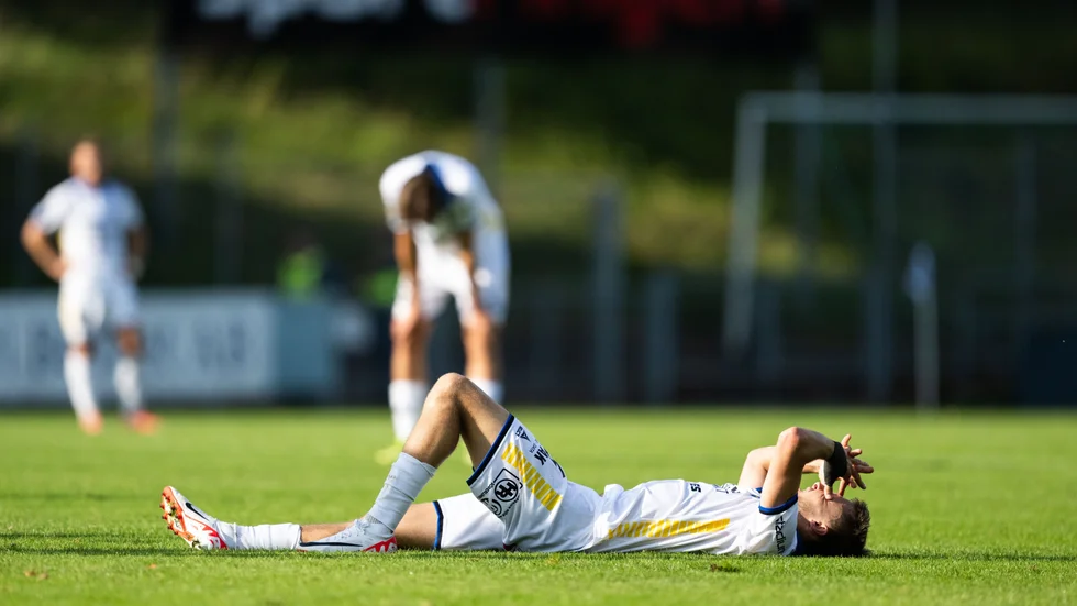 Deppigt värre för Siriusspelarna efter matchen mot Halmstad.