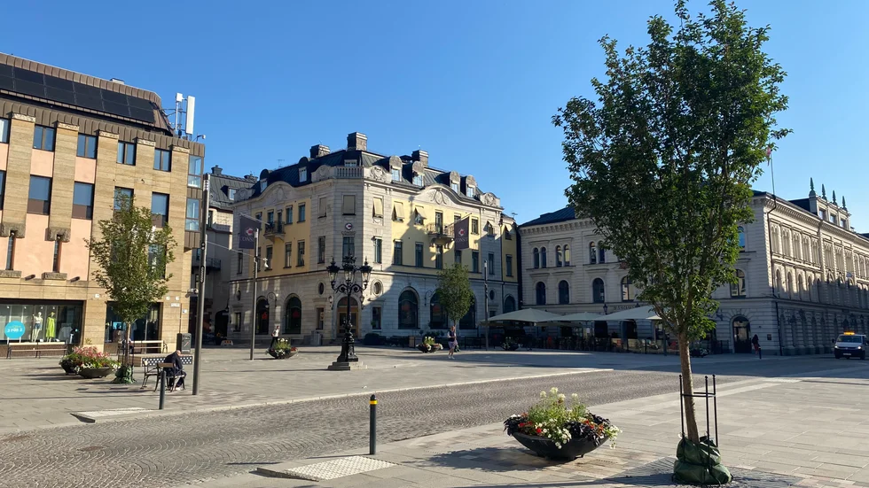 Stora Torget i Uppsala.