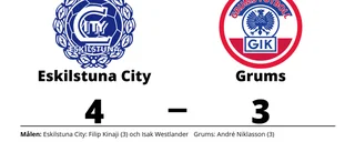 Tre mål av Filip Kinaji när Eskilstuna City vann