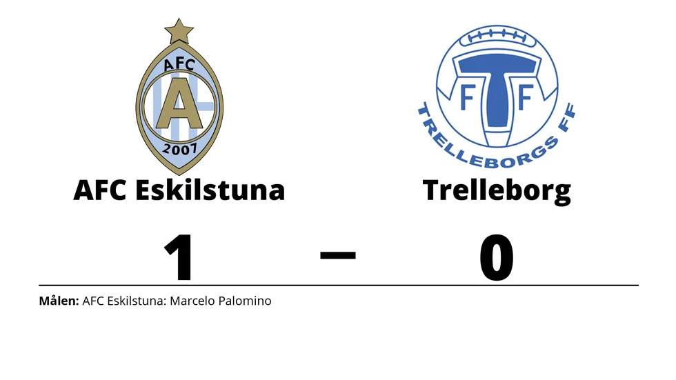AFC Eskilstuna vann mot Trelleborgs FF