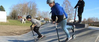 Parken äntligen invigd – i perfekt skejtväder 