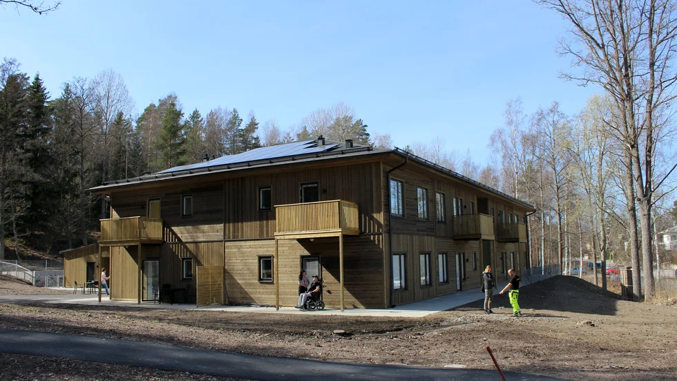 Nya LSS-boendet vid Skogsbrantsvägen på Nyhemsområdet.